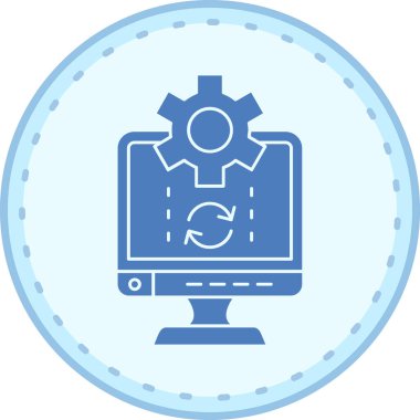 seo modern simgesinin vektör illüstrasyonu