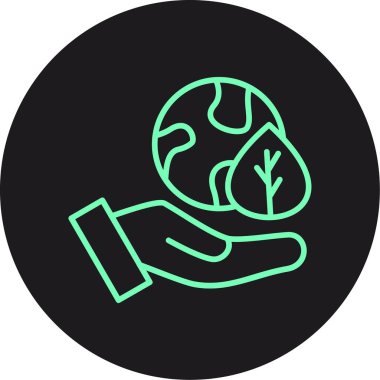 İnsan el simgesi, vektör illüstrasyonu