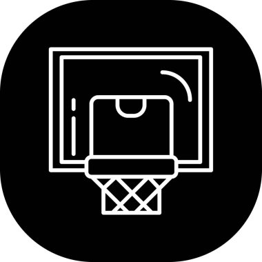 Sepet topu oyun simgesi ana hat biçiminde