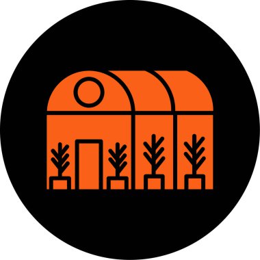 Bitki simgesinin vektör illüstrasyonu