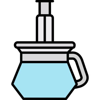 Musluk ikonu. Web için vektör vektör simgelerinin özet çizimi