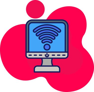 ağ internet simgesi çizimi