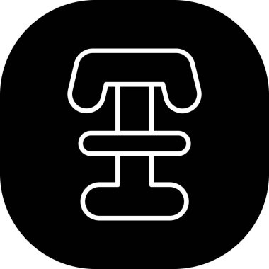 Modern b 'nin vektör illüstrasyonunda müziğin eksik simgesi