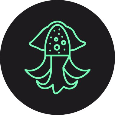 Bir yıldız simgesinin vektör illüstrasyonu