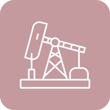 vektör vinç simgesi illüstrasyonu