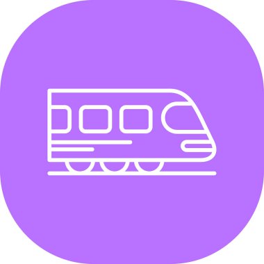 tren simgesi vektör illüstrasyonu