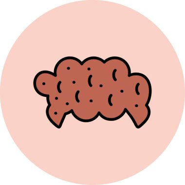 Gıda simgesinin vektör illüstrasyonu