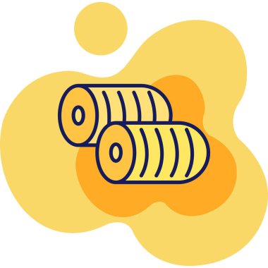 Tatlım. Web simgesi basit illüstrasyon