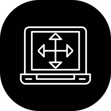 seo modern simgesinin vektör illüstrasyonu