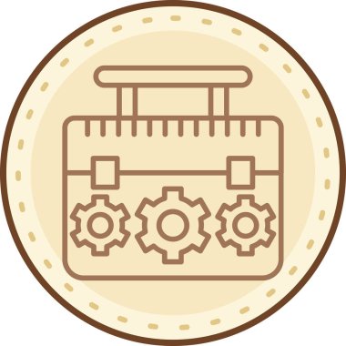 dişli simgesi. Web simgesi