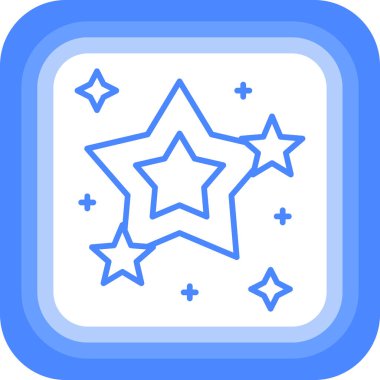 Yıldız. Web simgesi basit illüstrasyon