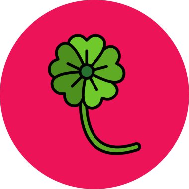 çiçek simgesi vektör illüstrasyonu