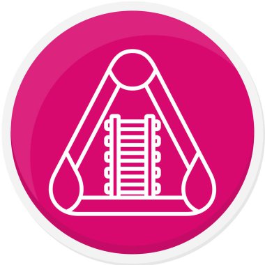 Modern bir simgenin vektör illüstrasyonu