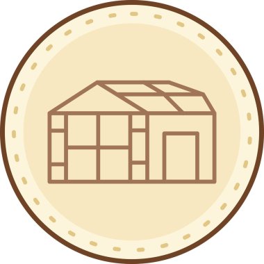 Yapı simgesinin vektör illüstrasyonu