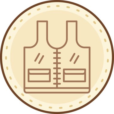 Modern simgenin vektör illüstrasyonu