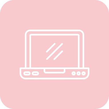 Bilgisayar. Web simgesi vektör illüstrasyonu