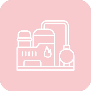 vektör benzin istasyonu simgesi