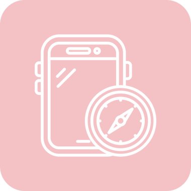 Vektör Mobil simge illüstrasyonu