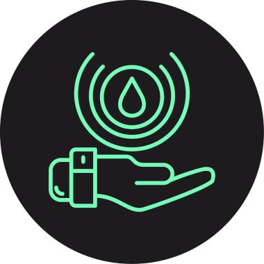 Enerji simgesinin vektör illüstrasyonu