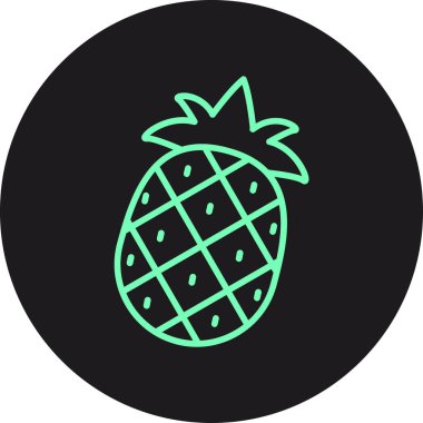 vektör meyve simgesi illüstrasyonu