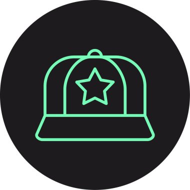 Eşsiz Şapka Vektör Satırı Simgesi