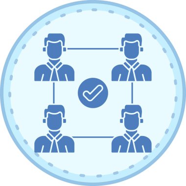 iş simgesi vektör illüstrasyonu