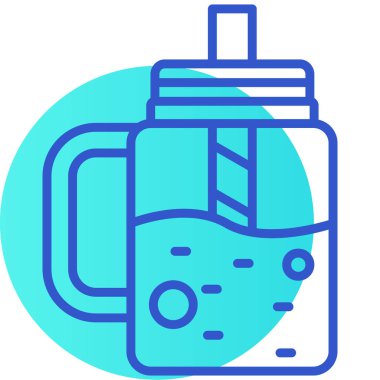 İç bakalım. Web simgesi basit illüstrasyon