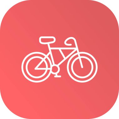 modada izole edilmiş arka planda bisiklet simgesi