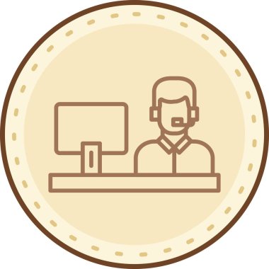 Müşteri servisi. Basit tasarım