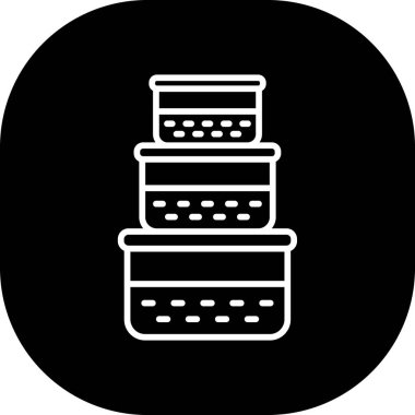 Kişisel simge tasarımının illüstrasyon vektör simgesi