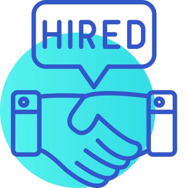 Tokalaşın. Web simgesi basit illüstrasyon