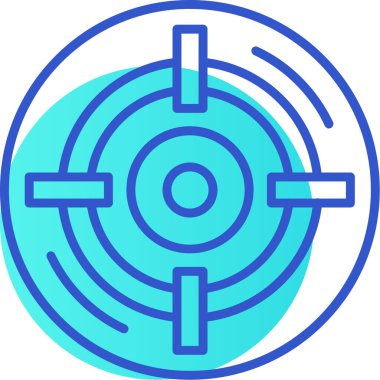 hedef simge modern vektör illüstrasyonu