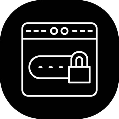 Mutfak ve yemek simgesi. Pişirme ve pişirme ikonu. Mutfak aletleri ve mutfak aletleri sembolü. Beyaz arka planda siyah daire tasarımı. vektör