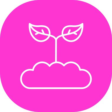 güzellik yüz simgesi vektör illüstrasyonu