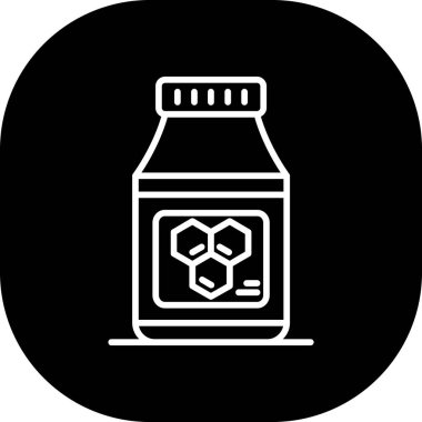 şişe simgesi vektör illüstrasyonu