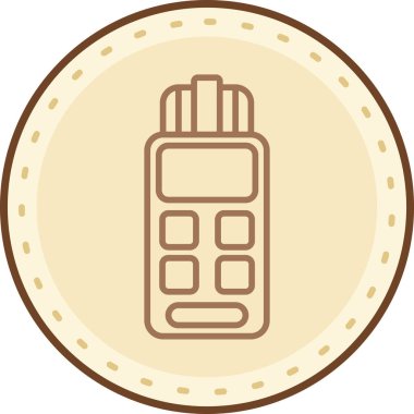 cep telefonu simgesi. vektör illüstrasyonu