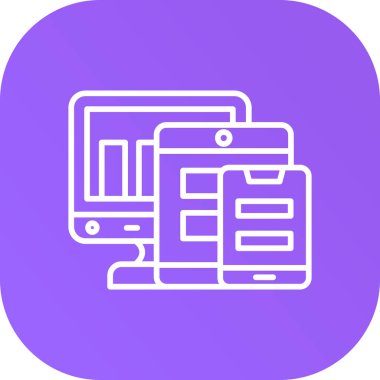 Dosya simgesinin vektör illüstrasyonu