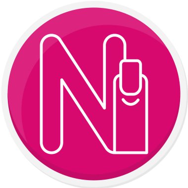 Tek izole edilmiş simgenin vektör illüstrasyonu.