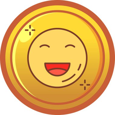 Gülümseme simgesi simgesi - özet biçimi