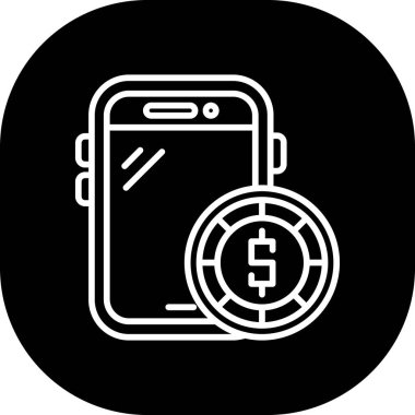 para simgesi vektör illüstrasyonu