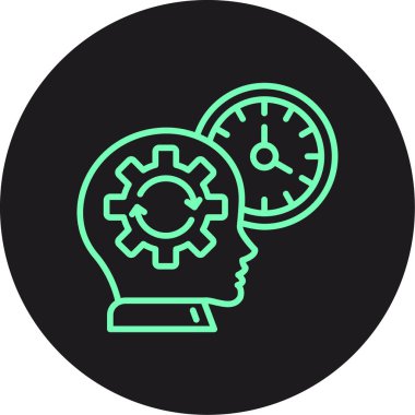 Projeniz için vektör beyin simgesi