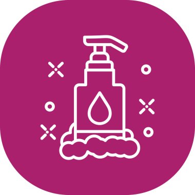 duş banyosu vektör çizgisi simgesi, işaret, illüstrasyon, simge