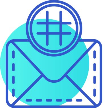 Zarf postası. Web simgesi