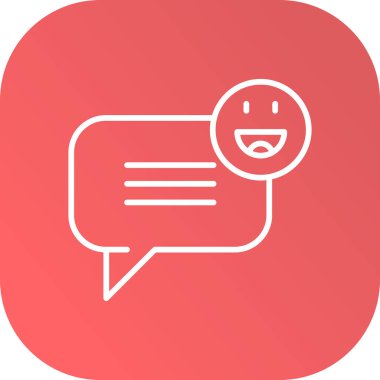 baloncuk sohbet ileti simgesi düz biçimli