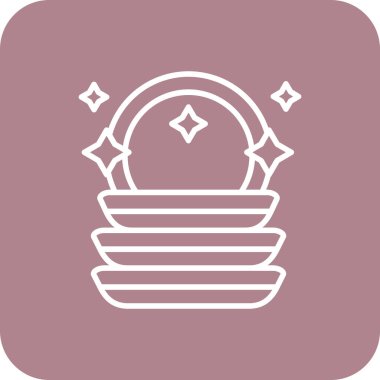 Modern simgenin vektör illüstrasyonu