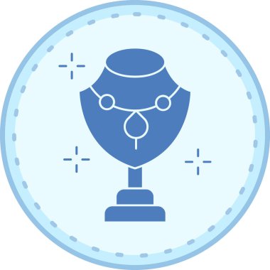 Kupa. Web simgesi basit illüstrasyon