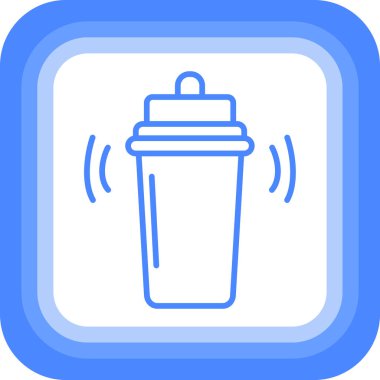 Kahve. Web simgesi basit illüstrasyon