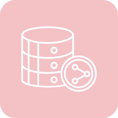 veritabanı vektör illüstrasyonu