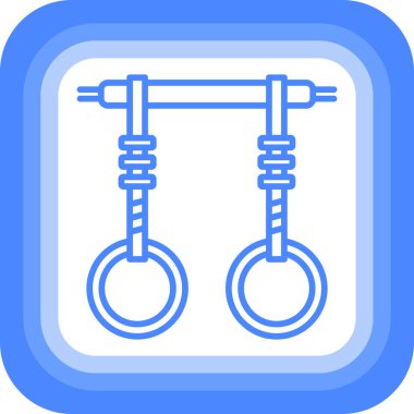 İp simgesinin vektör illüstrasyonu