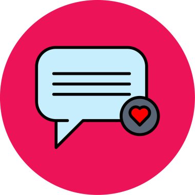 Mesaj var. Web simgesi basit tasarım